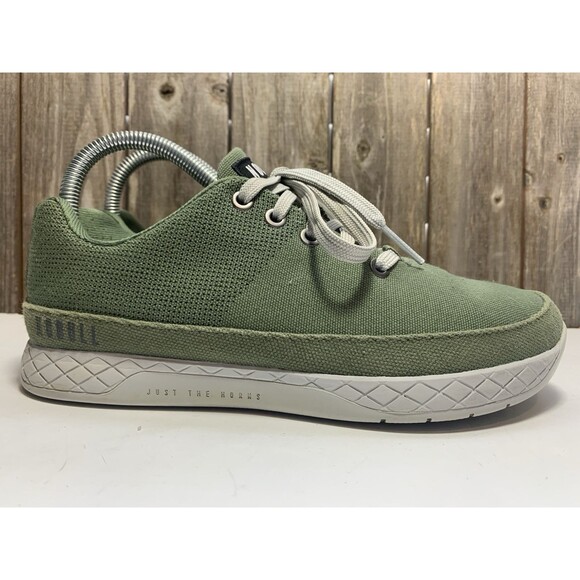 NOBULL Shoes - NoBull Sz Women’s 7.5 Men's 6  Canvas Trainer  olive Green  Shoes